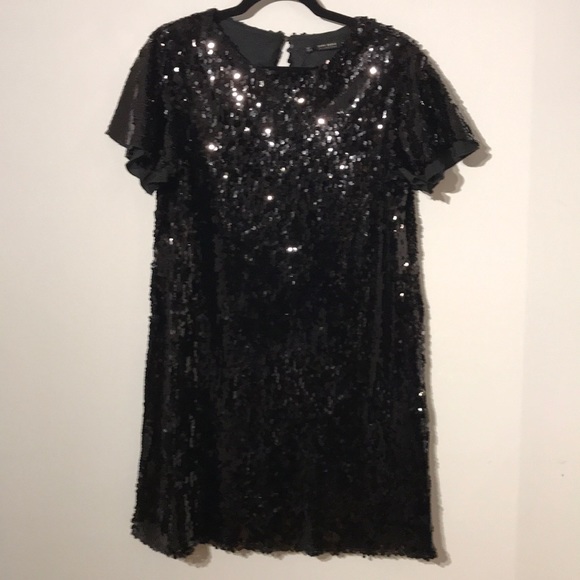 Zara black sequins dress - Picture 2 of 14